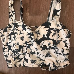 Kortni Jeane striped back top size small